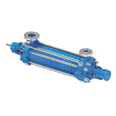 Højtrykshorisontal multistages pumpe